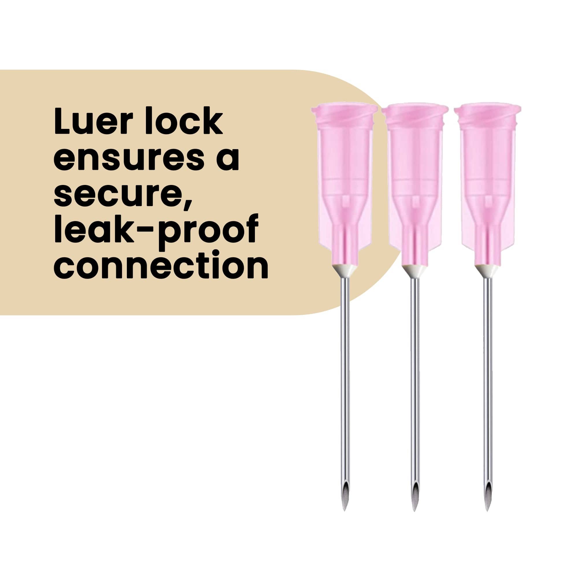 Luer Lock Disposable Needles - 18 Gauge (100 Pack) – Mushroom Supplies